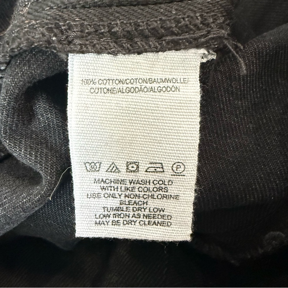 Free People High Waisted‎ Wide Leg Black Jeans Size 25 - Picture 11 of 13